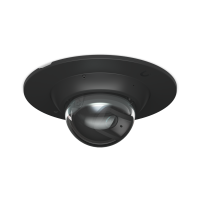 AI Dome Camera Flush Mount Black