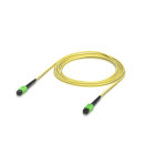 OS2 MPO-12 APC Fiber Patch Cable 3M