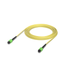 OS2 MPO-12 APC Fiber Patch Cable 10M