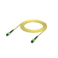 OS2 MPO-12 APC Fiber Patch Cable 10M
