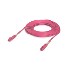 OM4 Duplex LC UPC Fiber Patch Cable 10